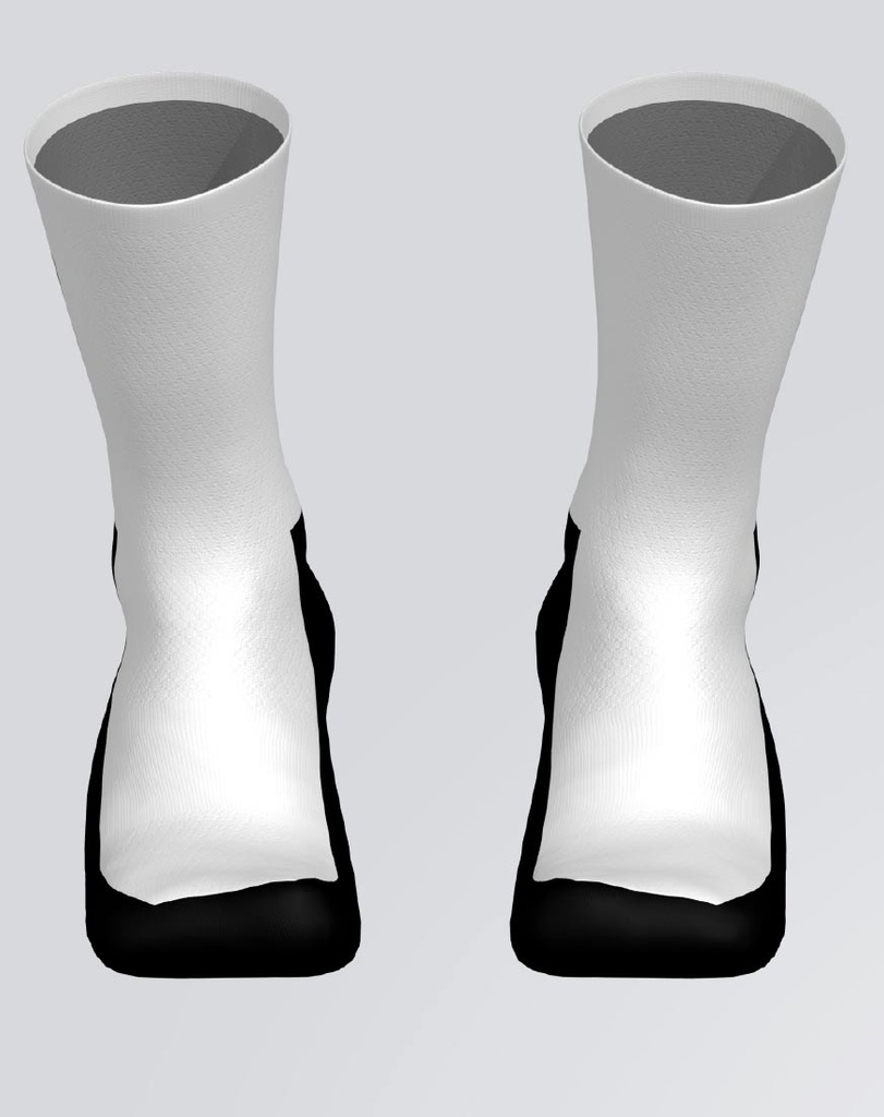 Chaussettes de vélo PRINT (XS/S, Blanc)